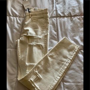Zara distressed denim